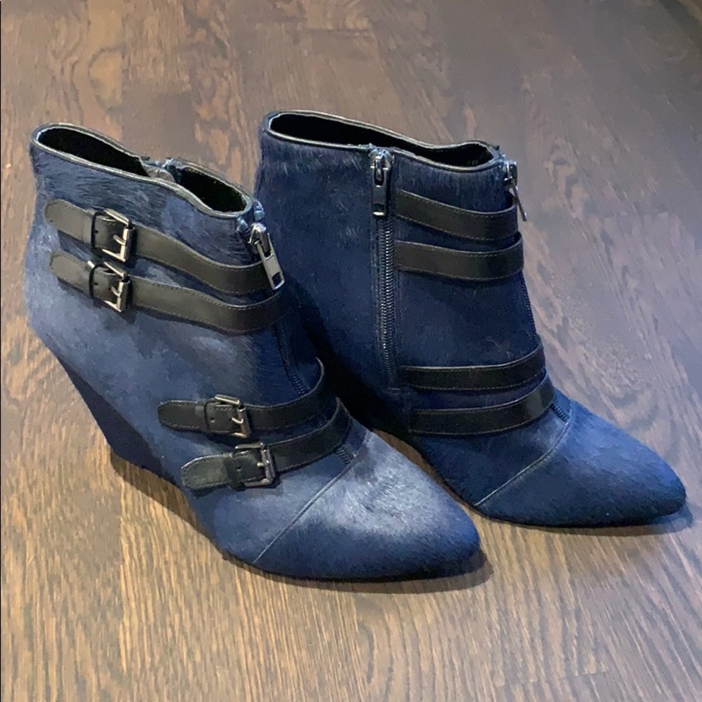 Renvy wedge booties